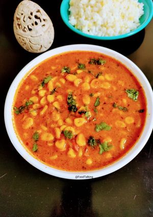 A picture of Sweetcorn Masala Curry (no onion and garlic).