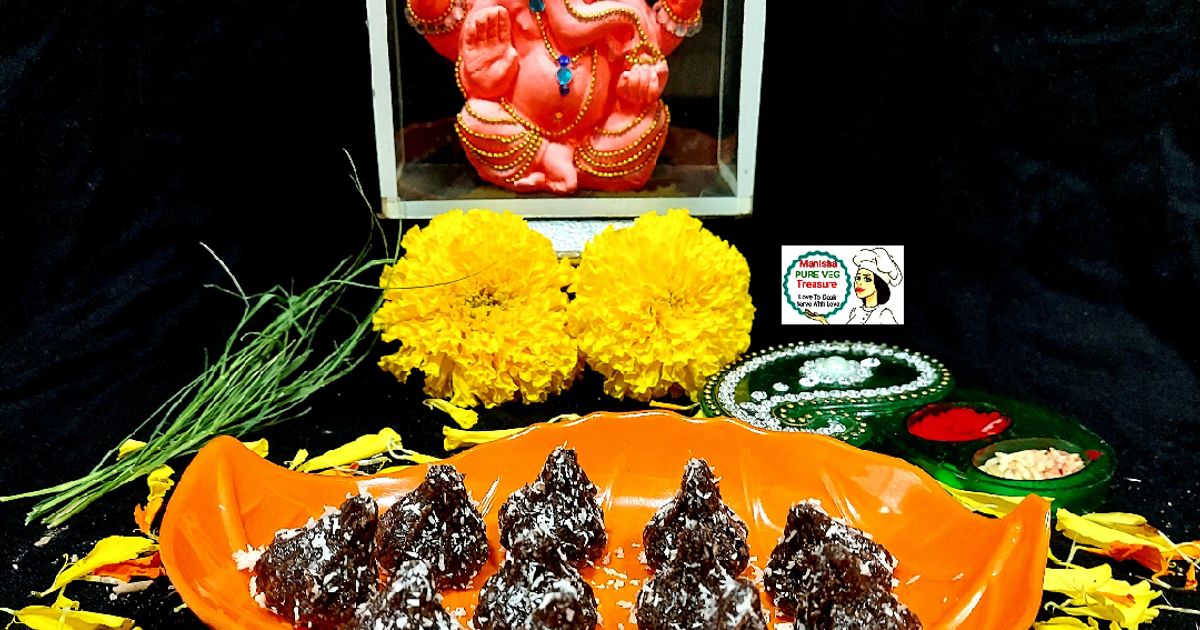 Oreo Chocolate Modak Fireless 15 Minutes Recipe by Manisha Sampat - Cookpad