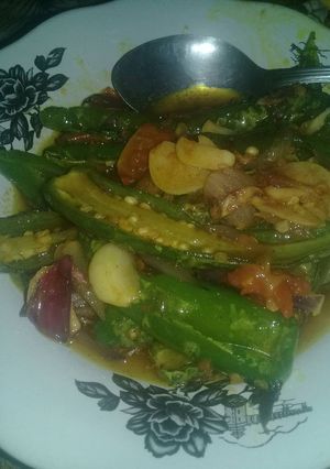 Foto resep Oseng cabai ijo