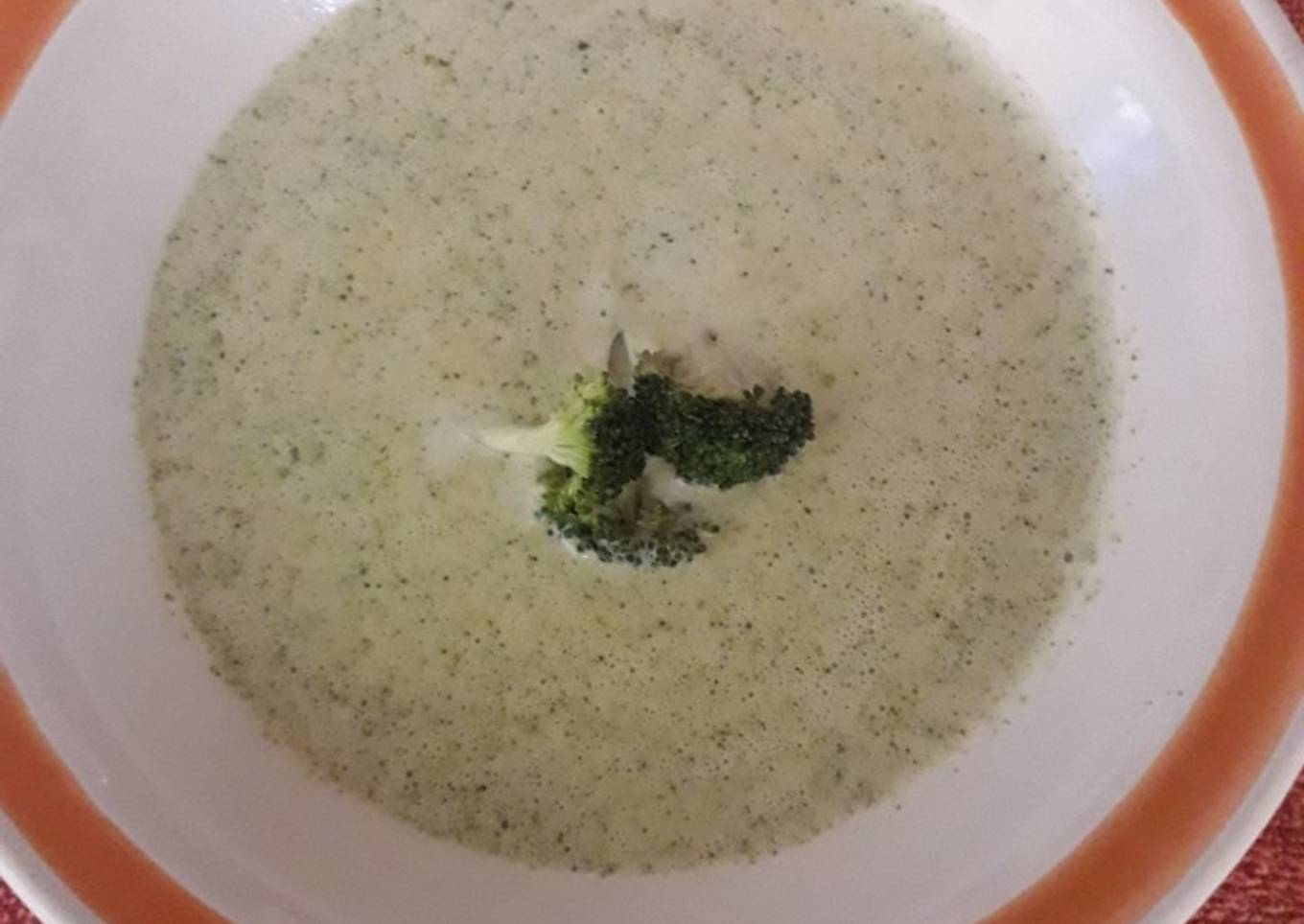 Crema de brócoli y calabacita