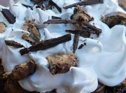 Una foto de brownies tradicional