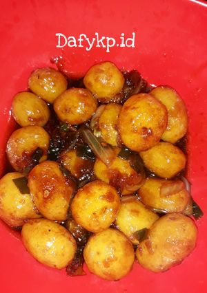 Foto resep Kentang kecap praktis