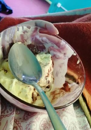 Una foto de HELADO CASERO TROPICAL 🍈🥭🍍