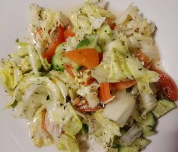 Easy Recipe Garlic Salad Delicious and Healthy