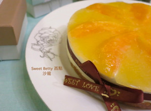 爸爸節～芒果凍起士蛋糕（免烤箱） 的食譜成品照片