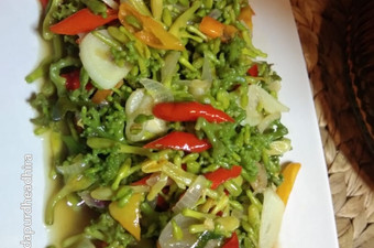 Cara Gampang Menyiapkan Tumis Bunga Pepaya Simpel yang Enak Banget