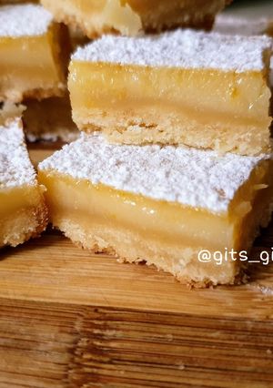 Foto resep Lemon Bars gampang, enak, bikin nagih