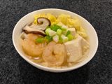 蝦香豆腐嫩蛋煲(簡單料理）