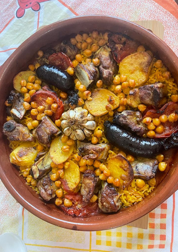 Una foto de Arroz al horno 🧄