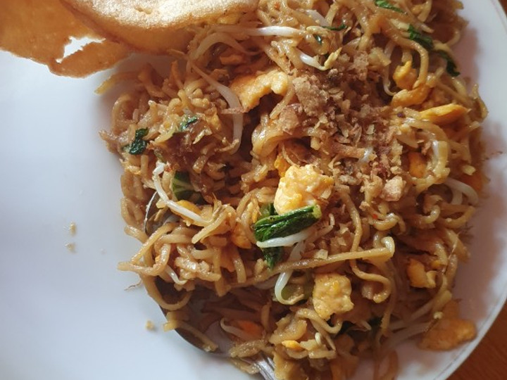 Ternyata begini loh! Resep  buat Mie goreng tek-tek simple, lezat dan sehat non MSG dijamin sedap