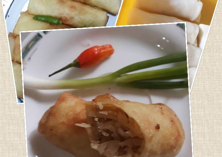 Lumpia bangkuang rumahan