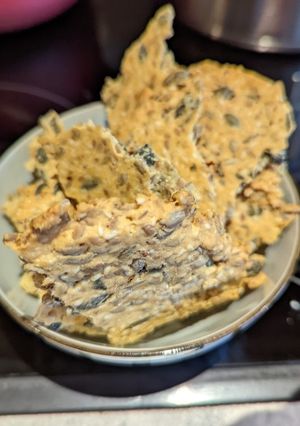 A picture of Healthy Seeded Crackers.