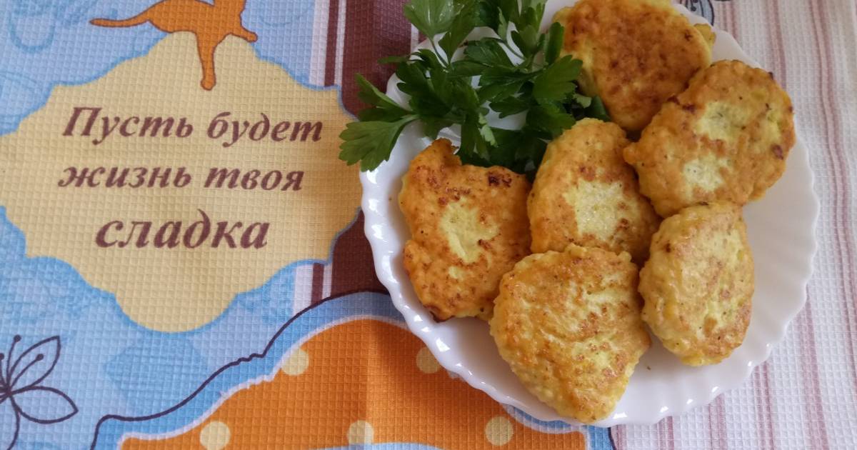 Куриные котлеты с рисом