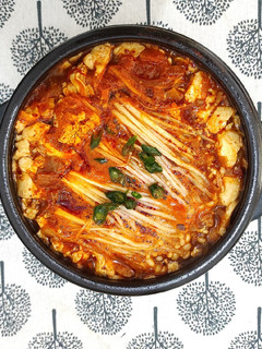 Foto resep Sundubu jjigae (순두부 찌개) /sup tofu korea/korean soft tofu stew