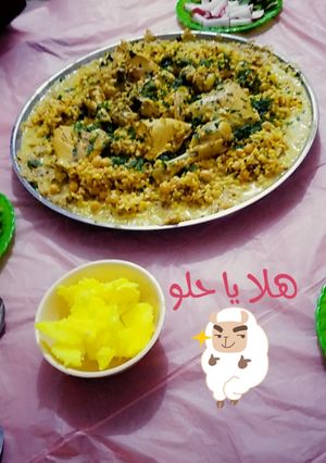 صورة لوصفة رشوف بلدي مع دجاج
