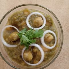 A picture of Chick peas Chole.