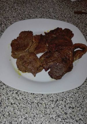 A picture of Tasty beef steak.