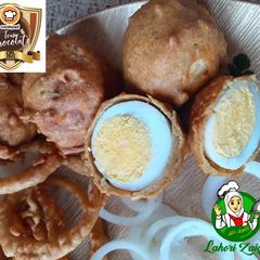 A picture of Egg pakora.