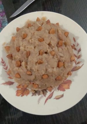 A picture of Suji halwa.