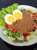 Lotek Sayur Telur Rebus
