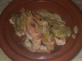Salmón con bechamel