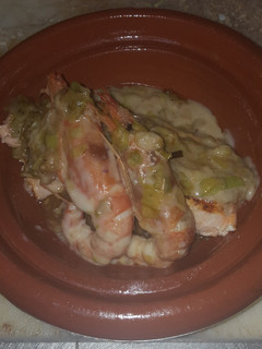Una foto de Salmón con bechamel