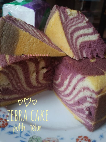Cara Buat Zebra Cake Putih Telur Ekonomis