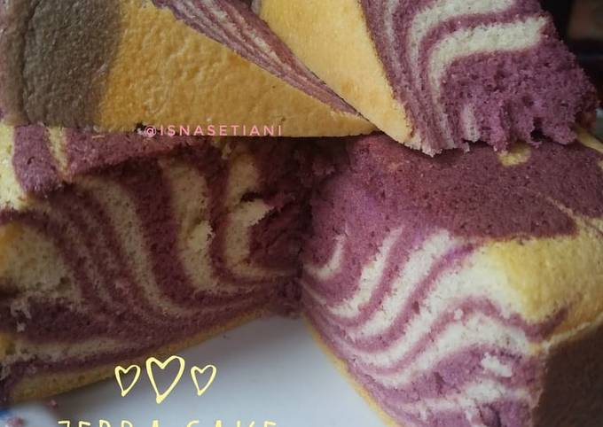 Zebra Cake Putih Telur