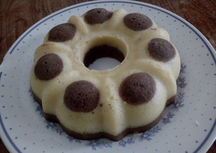 Bolkeco (bolu keju coklat) polkadot😊