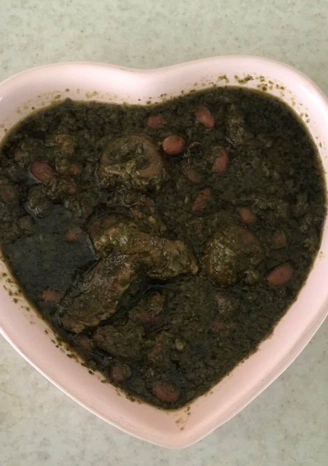 عکسی از دستور قرمه سبزی