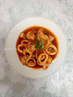 Foto resep Cumi saus mentega