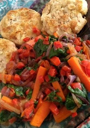 Una foto de Salteado de Verduras Multicolor