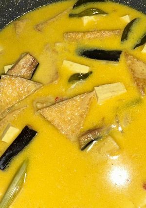 Foto resep Mangut terong tahu