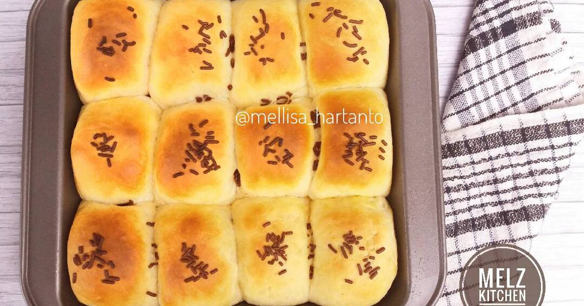  Resep  Roti  Manis Vegan  No Mixer Eggless oleh Melz 