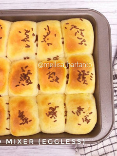Foto resep Roti Manis Vegan (No Mixer-Eggless)