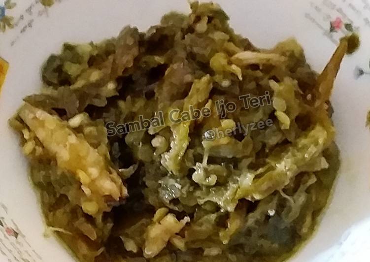 Resep Sambal cabe Ijo Teri, Sempurna