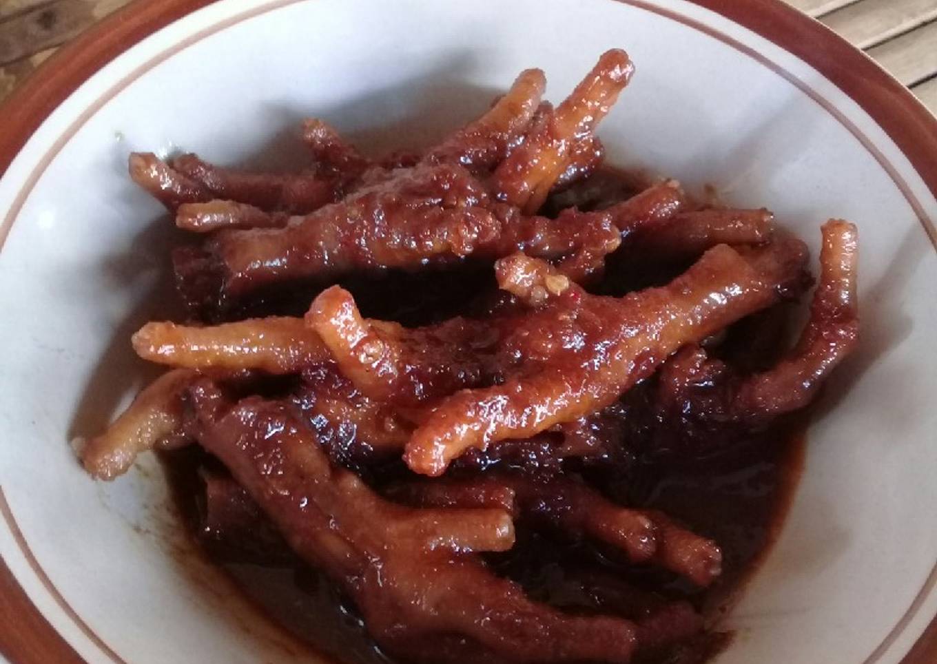 Ceker bumbu kecap