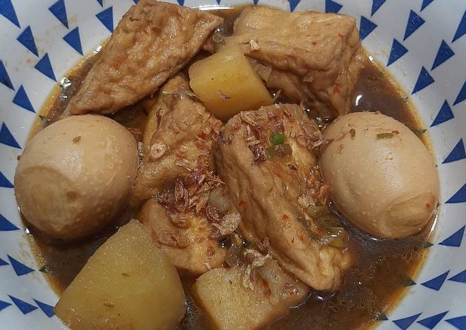 Semur tahu telur