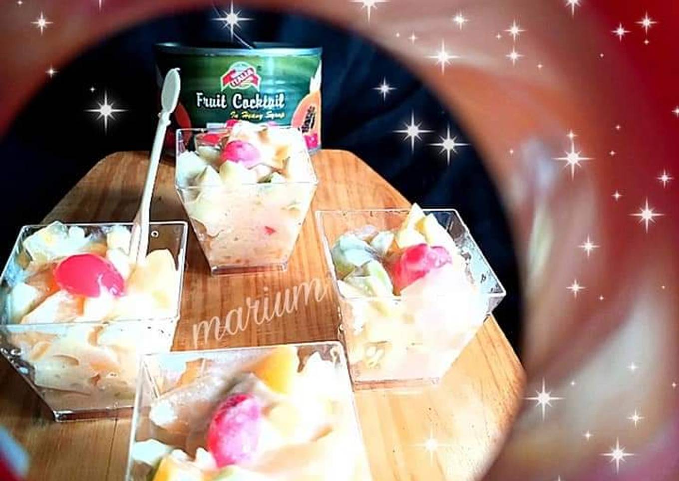 Creamy fruit chaat