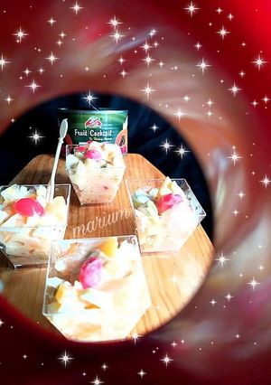 A picture of Creamy fruit chaat.