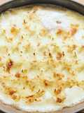 Fish pie con patate al vapore e salmone affumicato