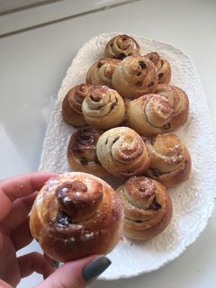 عکسی از دستور نان كشمشي