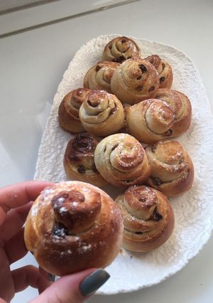 عکسی از دستور نان كشمشي
