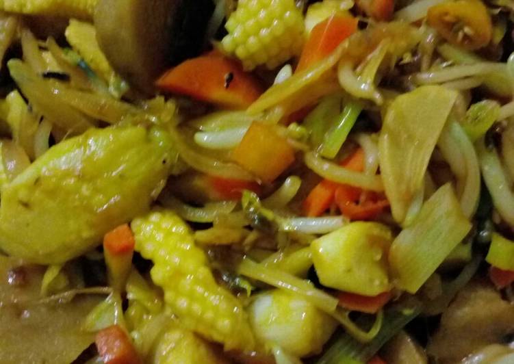 Langkah mengolah Oseng putren,worter,taoge,bakso yang Menggugah Selera