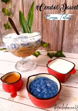 Foto resep Cendol Dawet Bunga Telang