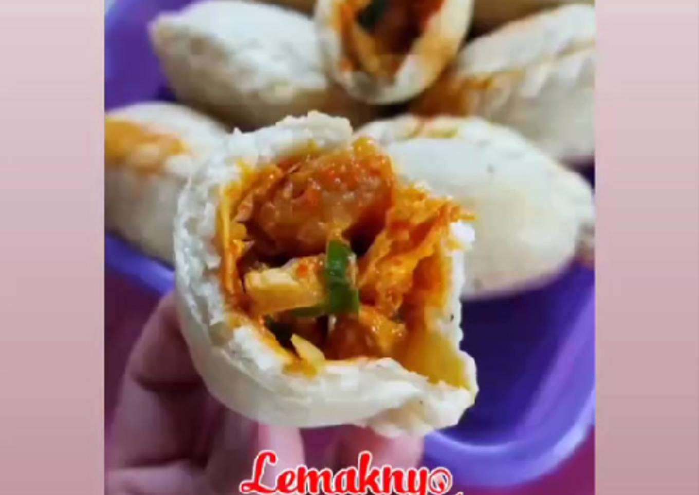Cireng jeletot Isi Ayam Sayur