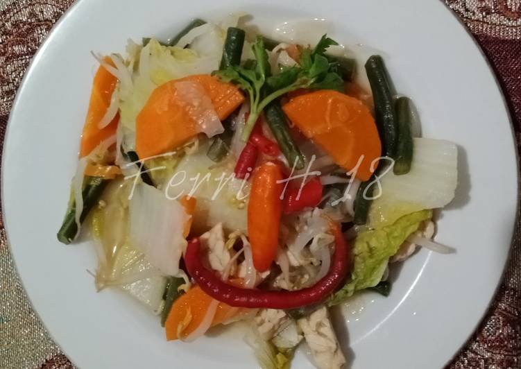 Tempe Sayur Campur No Minyak