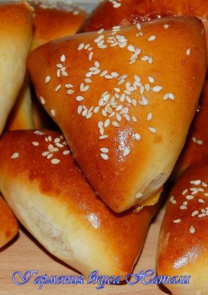 Фото Пирожки с яблоками "Пушинки". Мягкие как пух).