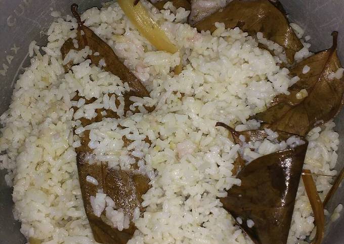 Nasi uduk rice cooker harum