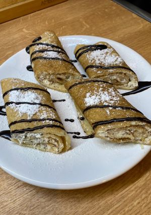 Túrórudi ízű palacsinta recept fotója